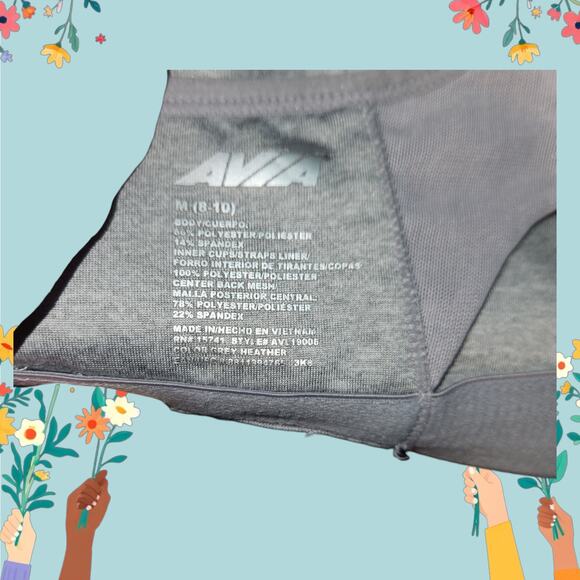 Avia Sports Bra Size M (8-10) - Picture 4 of 4